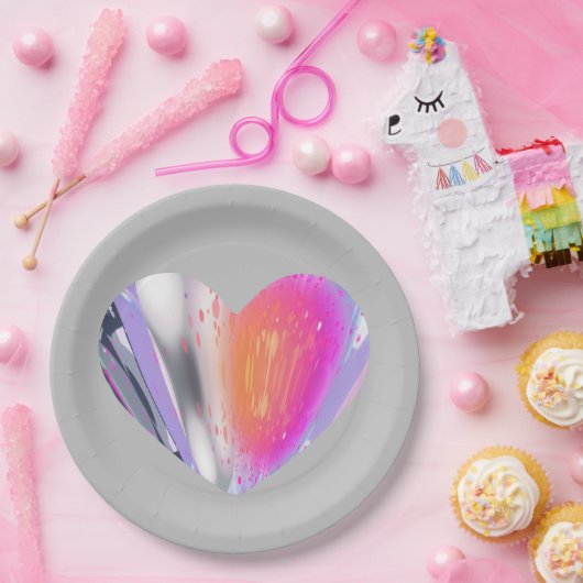 Mystery Heart Pappteller (Party)