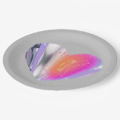 Mystery Heart Pappteller (Schrägansicht)