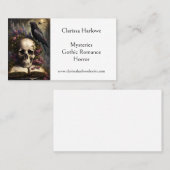 Mystery Horror Gothic Writer Visitenkarte (Vorne/Hinten)