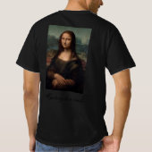 Mystery in a smile (Gioconda) T-Shirt (Rückseite)