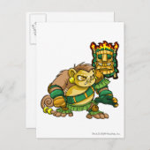 Mystery Island Team Captain 1 Postkarte (Vorne/Hinten)