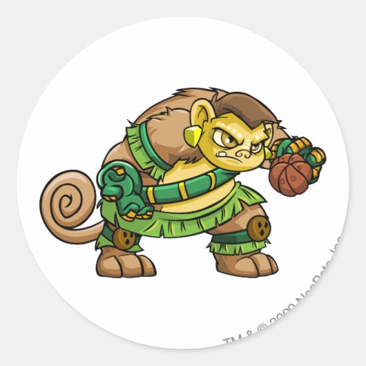 Mystery Island Team Captain 2 Runder Aufkleber (Vorderseite)