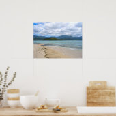 Mystery Island Vanuatu Beach Landschaft Poster (Küche)