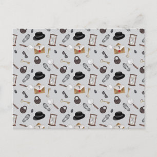 Mystery Kids Secret Agent Spy Deteme Theme Feiertagspostkarte