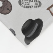 Mystery Kids Secret Agent Spy Deteme Theme Fleecedecke (Ecke)