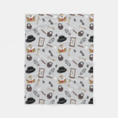 Mystery Kids Secret Agent Spy Deteme Theme Fleecedecke (Vorderseite)