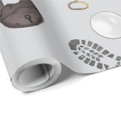 Mystery Kids Secret Agent Spy Deteme Theme Geschenkpapier (Rolleneckpunkt)