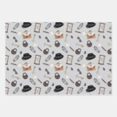 Mystery Kids Secret Agent Spy Deteme Theme Geschenkpapier Set (Vorderseite)