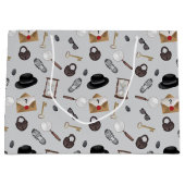 Mystery Kids Secret Agent Spy Deteme Theme Große Geschenktüte (Vorderseite)