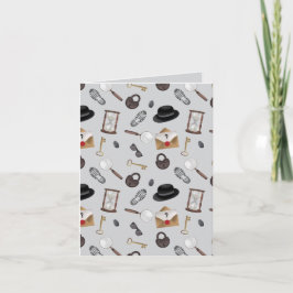 Mystery Kids Secret Agent Spy Deteme Theme Karte