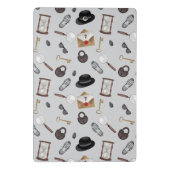 Mystery Kids Secret Agent Spy Deteme Theme Mini Klemmbrett (Rückseite)