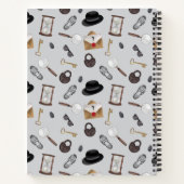 Mystery Kids Secret Agent Spy Deteme Theme Notizblock (Rückseite)