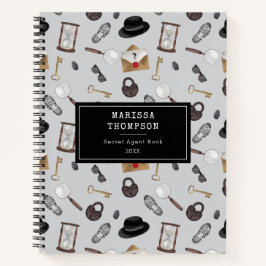 Mystery Kids Secret Agent Spy Deteme Theme Notizblock