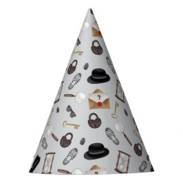 Mystery Kids Secret Agent Spy Deteme Theme Partyhütchen