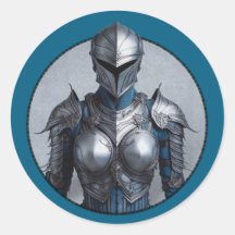 Mystery Lady in Silver Armor Denim Jacket