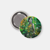 Mystery Lady Magnet (Vorderseite/Rückseite)