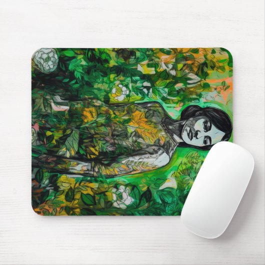 Mystery Lady Mousepad (Mit Mouse)