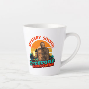 Mystery löste alle Lieben Kaffee Funny Bigfoot Milchtasse