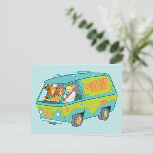 Mystery Machine Fright Postkarte (Stehend Vorderseite)