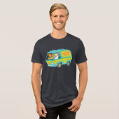Mystery Machine Fright Tri-Blend Shirt (Vorderseite voll)