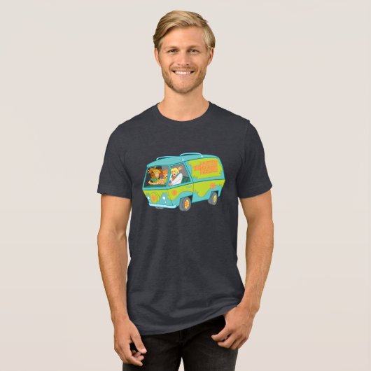 Mystery Machine Fright Tri-Blend Shirt (Vorderseite voll)