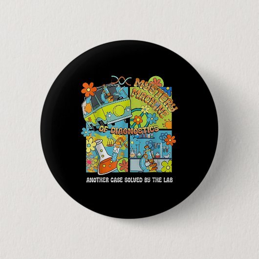 Mystery Machine of Diagnostics Labrador Week 2025 Button (Vorderseite)
