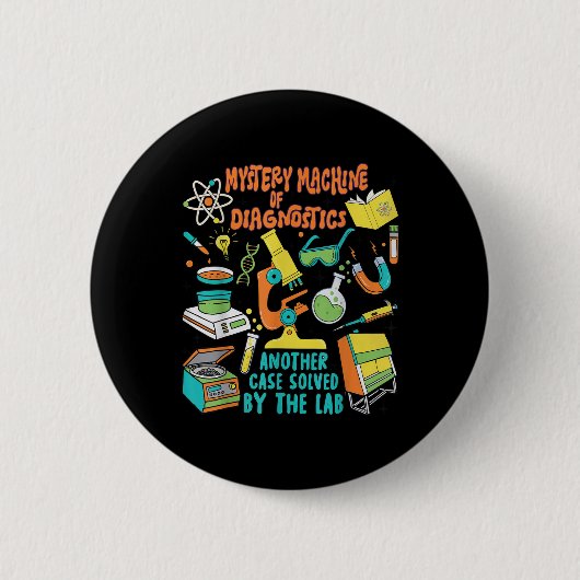 Mystery Machine of Diagnostics Labrador Week 2025 Button (Vorderseite)