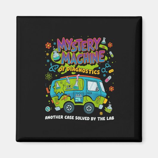 Mystery Machine of Diagnostics Labrador Week 2025  Magnet (Vorne)