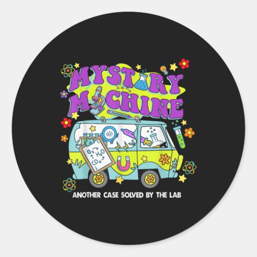 Mystery Machine of Diagnostics Labrador Week 2025 Runder Aufkleber (Vorderseite)