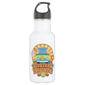 Mystery Machine Van Floral Graphic Edelstahlflasche (Vorderseite)