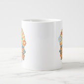 Mystery Machine Van Floral Graphic Jumbo-Tasse (Vorderseite)