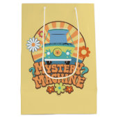 Mystery Machine Van Floral Graphic Mittlere Geschenktüte (Rückseite)