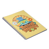 Mystery Machine Van Floral Graphic Notizblock (Rechte Seite)