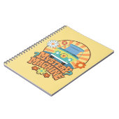 Mystery Machine Van Floral Graphic Notizblock (Linke Seite)