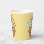 Mystery Machine Van Floral Graphic Pappbecher (Links)