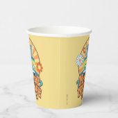 Mystery Machine Van Floral Graphic Pappbecher (Rechts)