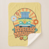 Mystery Machine Van Floral Graphic Sherpadecke (Vorderseite)