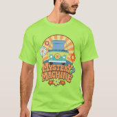Mystery Machine Van Floral Graphic T-Shirt (Vorderseite)