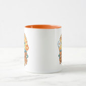 Mystery Machine Van Floral Graphic Tasse (Zentrum)