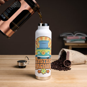 Mystery Machine Van Floral Graphic Trinkflasche