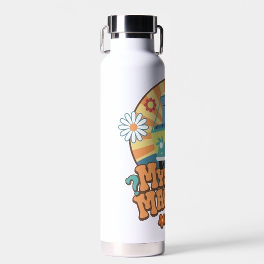 Mystery Machine Van Floral Graphic Trinkflasche (Vorne)