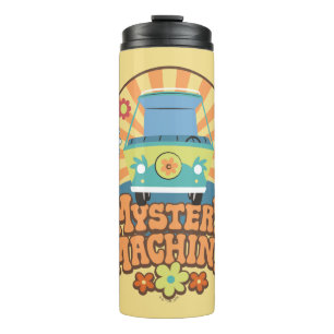 Mystery Machine Van Florales Grafikdesign Thermosbecher