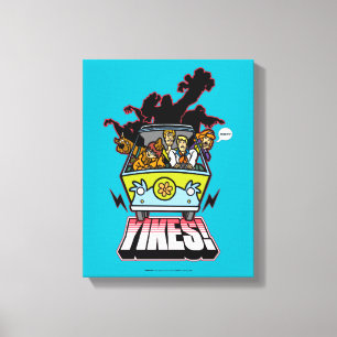 Mystery Machine "Yikes!" Graphic Leinwanddruck