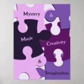 Mystery & Magic Creativity & Imagination Puzzle Poster (Vorne)