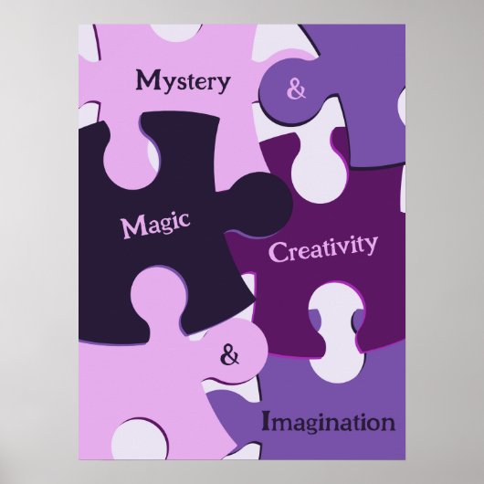Mystery & Magic Creativity & Imagination Puzzle Poster (Vorne)