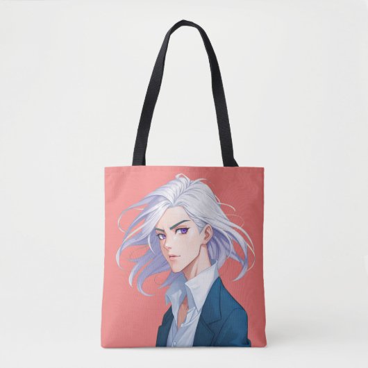 Mystery Man Japanese Anime Art Totbeutel Tasche (Vorderseite)