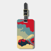 Mystery Man Luggage Tag Gepäckanhänger (Vorderseite vertikal)