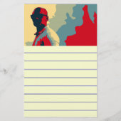 Mystery Man Stationery Briefpapier (Rückseite)