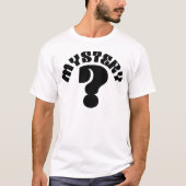 Mystery Men's Black Question Mark T - Shirt (Vorderseite)