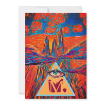 Mystery Mount Monogram und Rose im Himmel